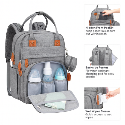 Baby Diaper Changing Bag Backpack