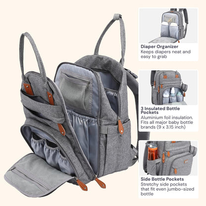 Baby Diaper Changing Bag Backpack